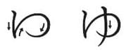 Volgorde van hiragana slagen YU Volgorde van hiragana slagen YU