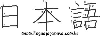 letras japonesas com ordem dos traços letras japonesas com ordem dos traços