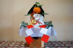 kagamimochi ιαπωνική διακόσμηση νέου έτους
